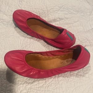 Pink Tieks flats
